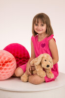 Schlenkerhund beige 40 cm