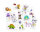 Bunte Sticker