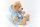 Teddy Schlafanzug blau (30cm)