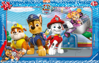 Puzzle Paw Patrol Vier mutige Retter (15 Teile)