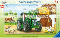 Puzzle Traktor auf dem Bauernhof (15 Teile)