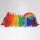 Große Regenbogen Knöpfe
