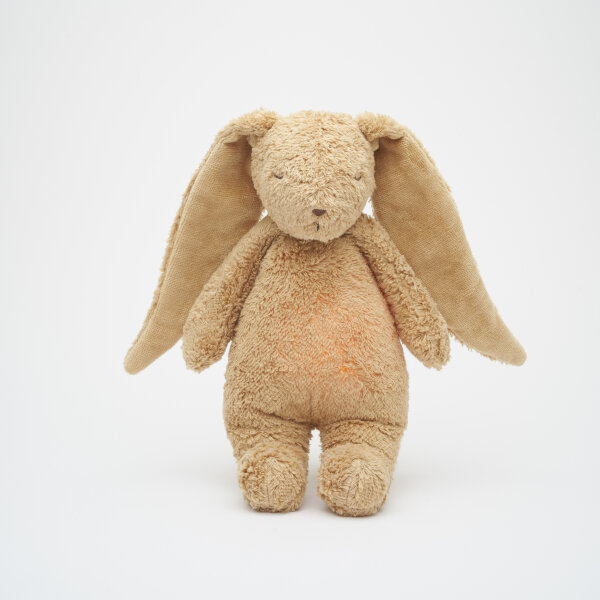 Moonie Hase mit Licht Cappuccino Natur