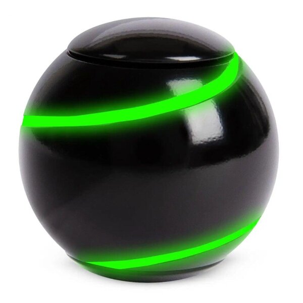 Fidget Spinner Ball Black & Green