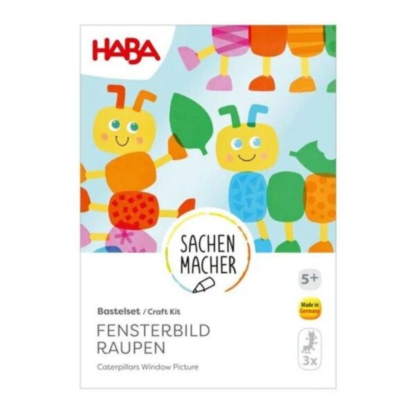 Fensterbild Raupen