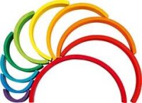 Regenbogen Holz