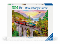 Puzzle Zugfahrt Im Herbst (1500 Teile)