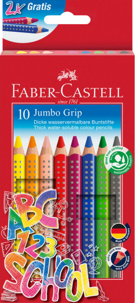 Buntstift Jumbo Grip 10er