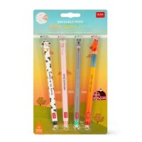 Set mit 4 löschbaren Gelstiften