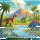 Dinosaurier Welt Puzzle aus Holz