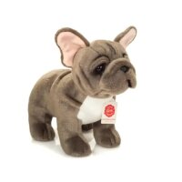Französische Bulldogge stehend grau (30cm)