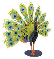 Papiernodell Pfau
