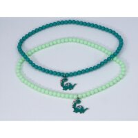 Armband Halbedelsteine bunt grau