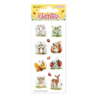 Glitzer Tattoos Frühlingstiere