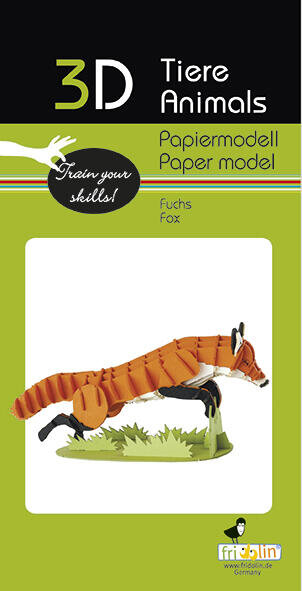 3D Papiermodell Fuchs