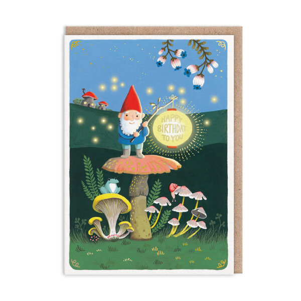 Happy Birthday (Zwerg auf Pilz)